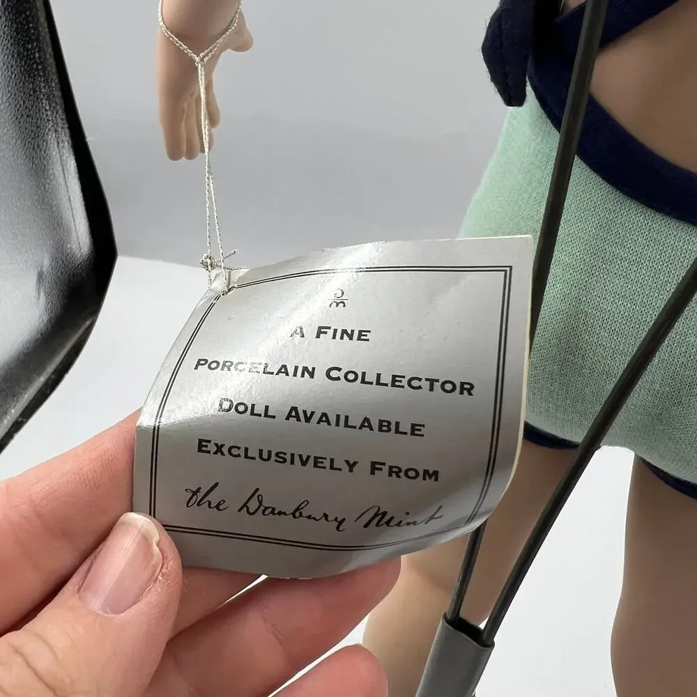 Danbury Mint Shirley Temple Elke Hutchens Bathing Beauty Porcelain Doll 18